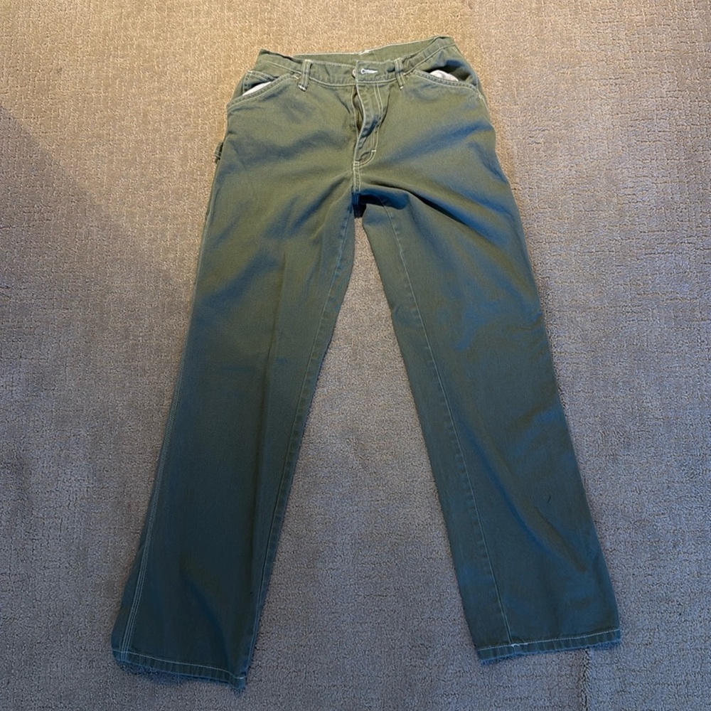 Vintage Olive Green utility Pant